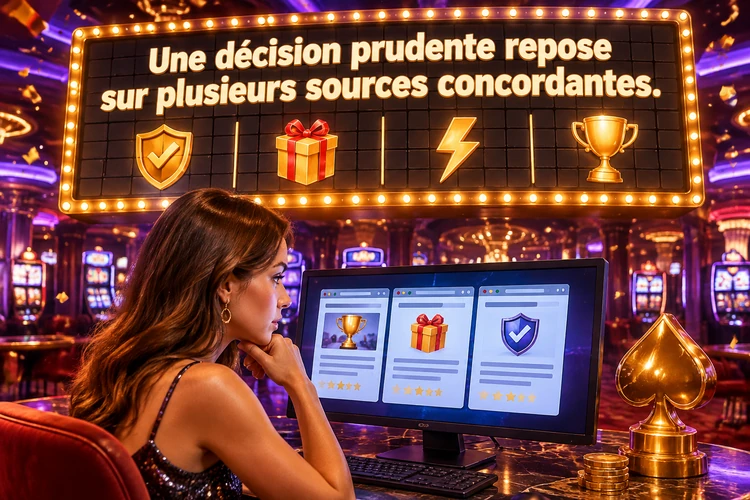 Une décision prudente repose sur plusieurs sources concordantes