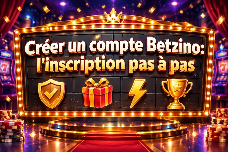 Créer un compte Betzino: l’inscription pas à pas