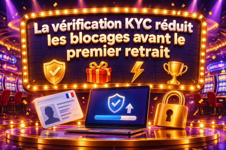 La vérification KYC réduit les blocages avant le premier retrait